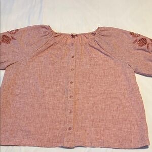 Women’s Lightweight Vintage Threads Button-Front Blouse